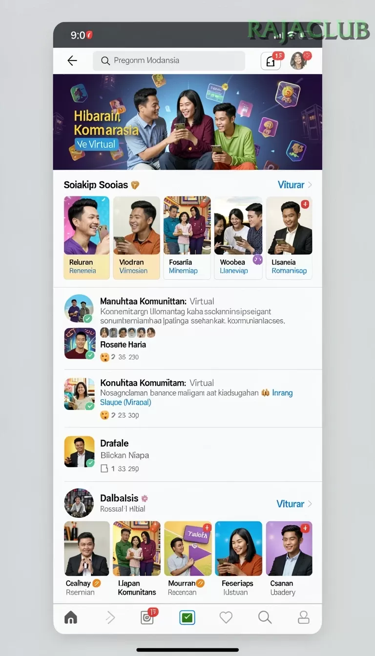 Pratinjau antarmuka rajaclub — aplikasi APK resmi Android v2.5.6